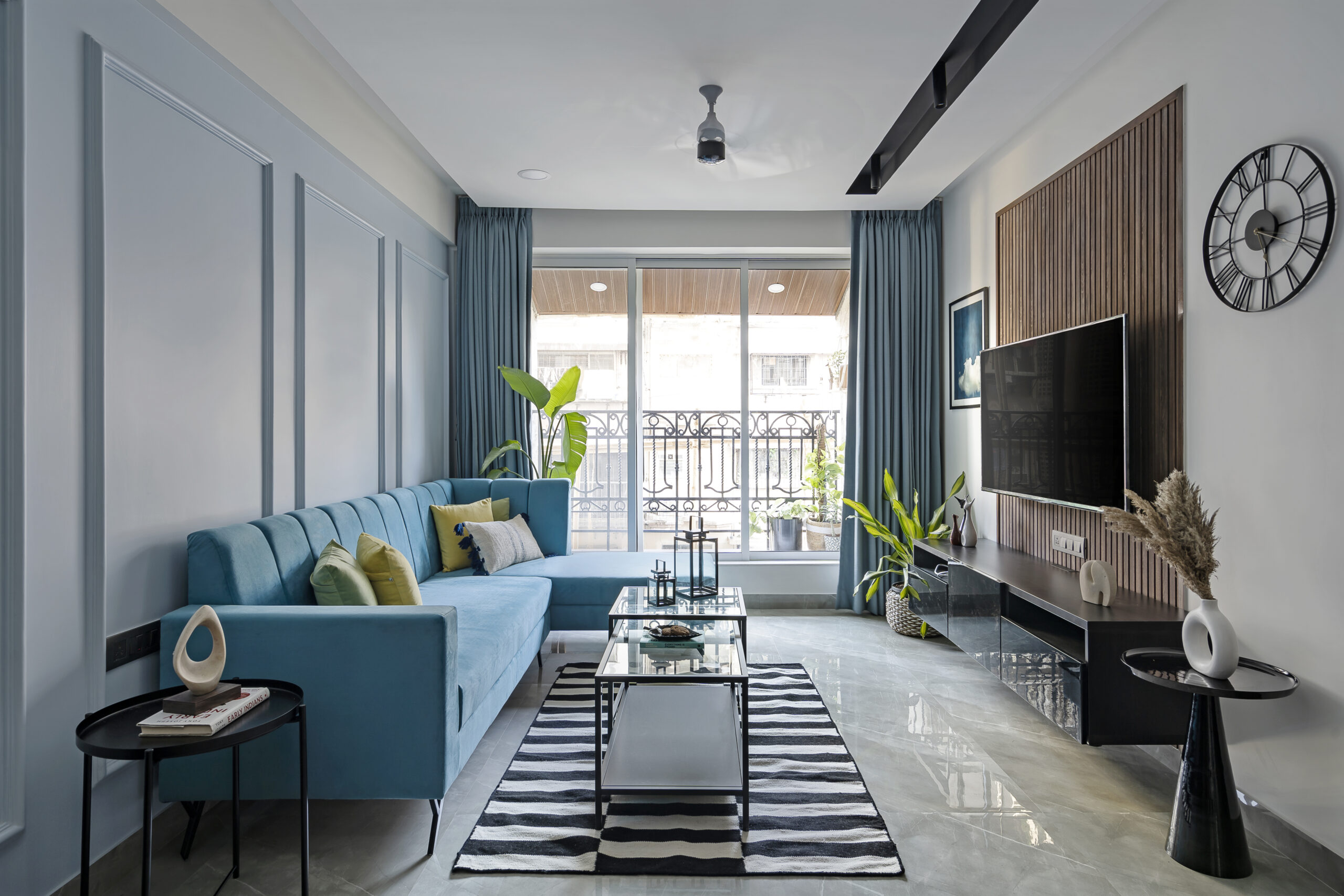 Neutral Bliss – This 1000 Sqft Mumbai apartment, designed by The Design Chapel exudes a soothing and balanced atmosphere with minimalist and serene interiors
