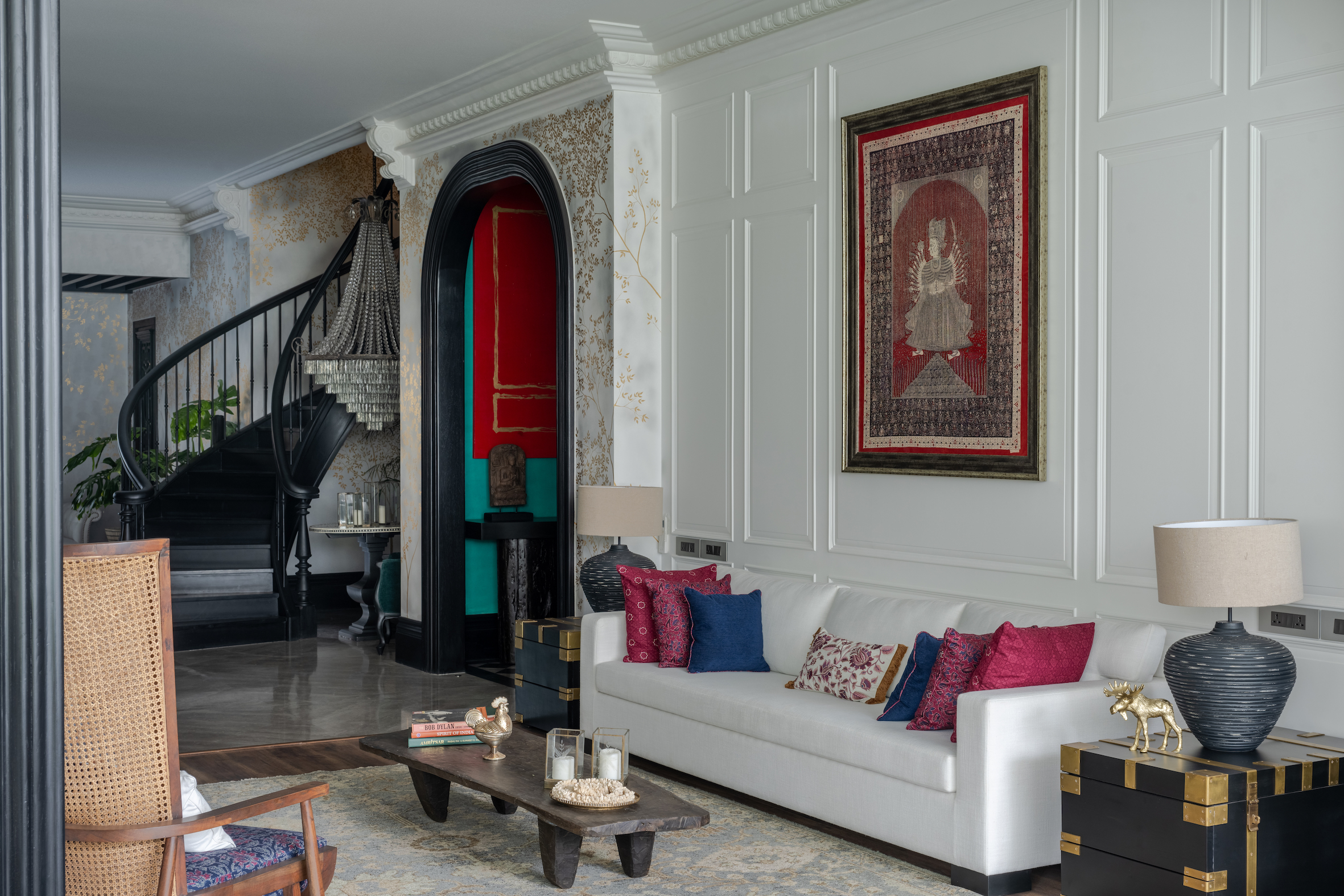 A Tryst with Art, Heritage, and Modernity: Shabnam Gupta Unlocks a New-Age Maximal Narrative in a Coruscating Mumbai Duplex
