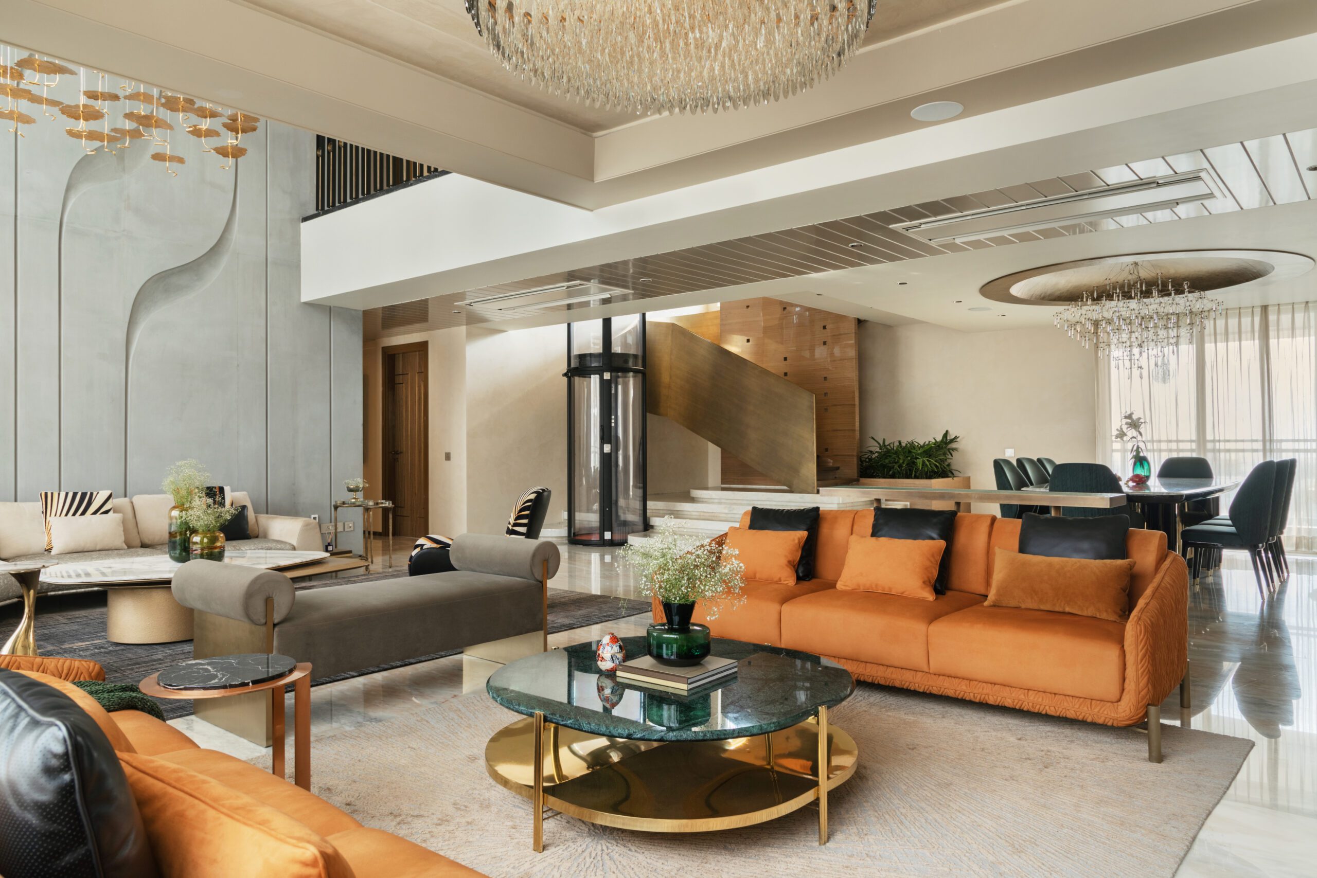 La Scala, Jaipur : A Brass-Clad Ode to Contemporary Indian Luxury