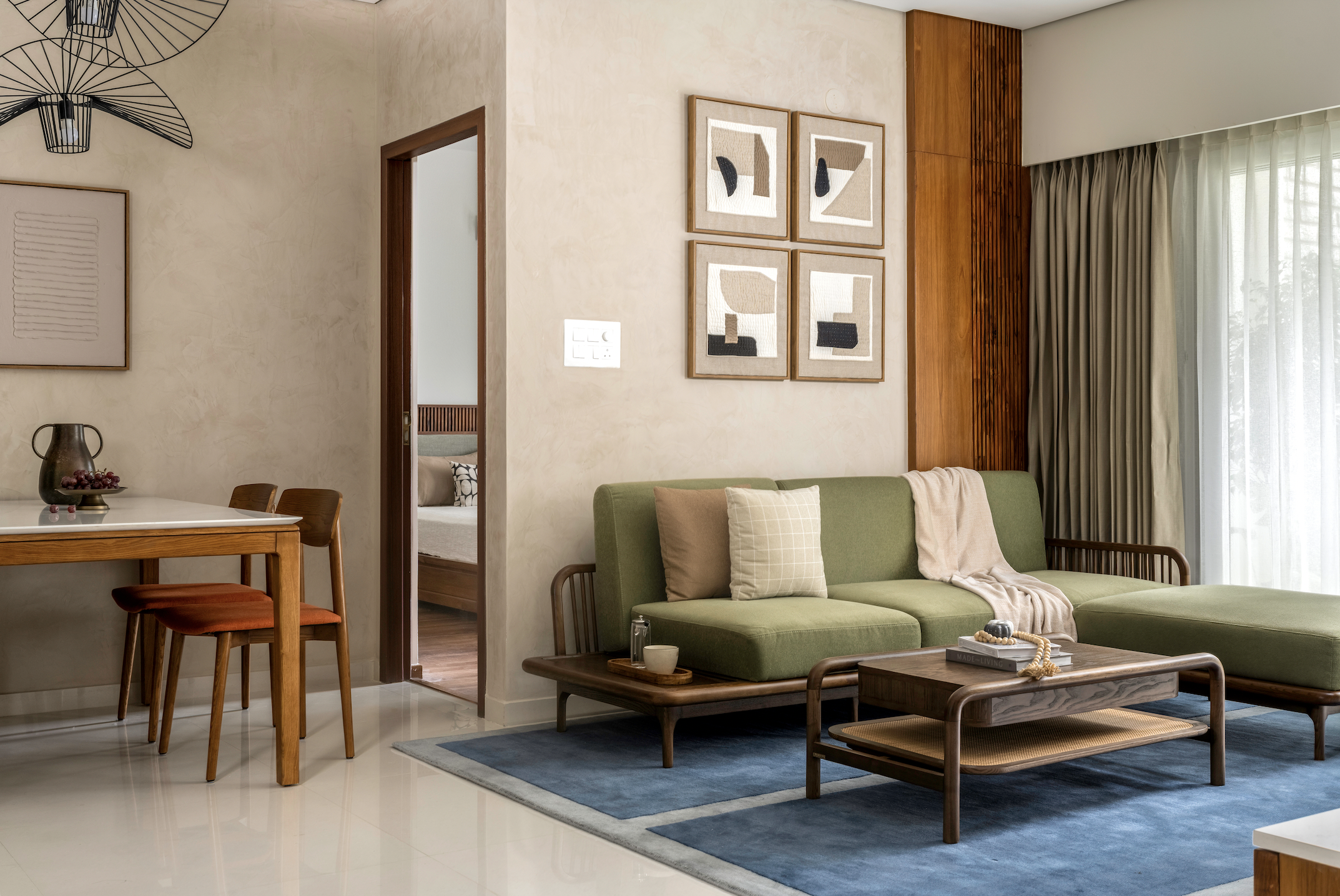 Simplécede crafts a light-filled Bangalore home where warmth, color, and calm coexist