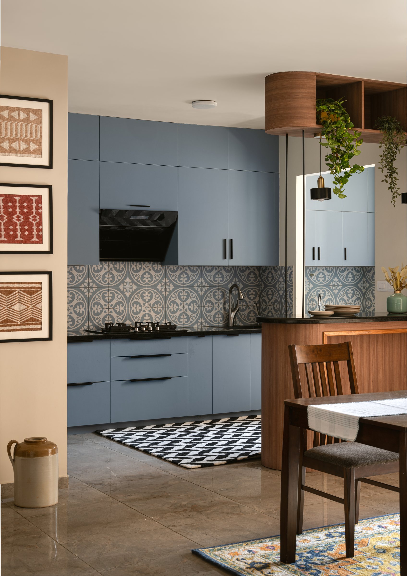 The House of Blue Leaves: A Bangalore Apartment That Refuses a Single Palette