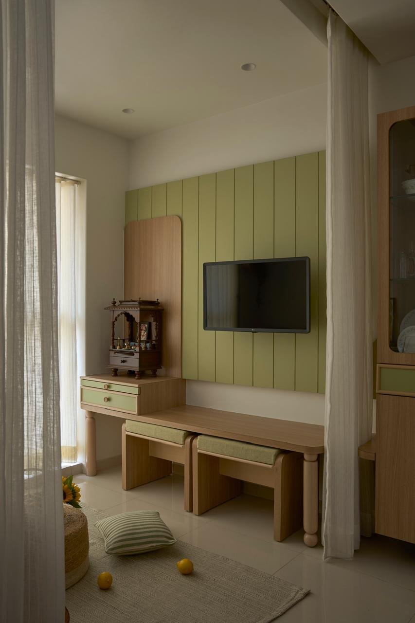 Prāna: A 440-Square-Foot Thane Home Where Vastu Meets a Restrained Contemporary Palette
